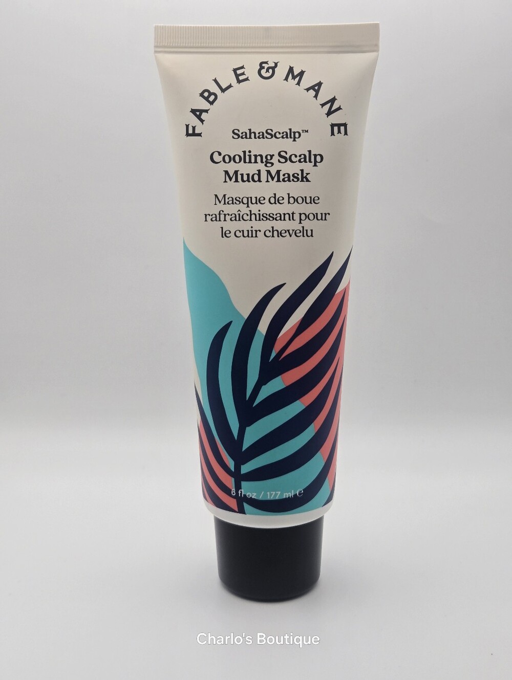 Fable & Mane SahaScalp Cooling Scalp Mud Mask - 6 fl oz / 177 ml - New Sealed